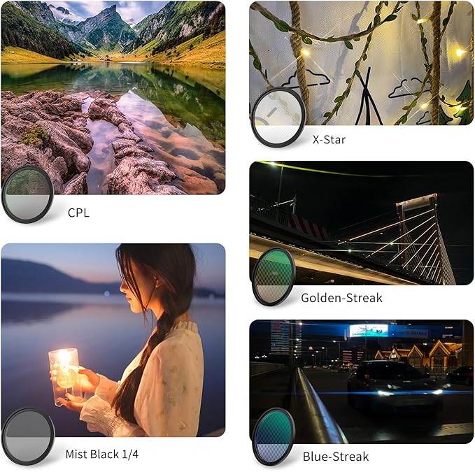 Haida Magnetic Filter Kit for iPhone (X-Star, Golden Streak, Blue Streak)(W/O Holder)