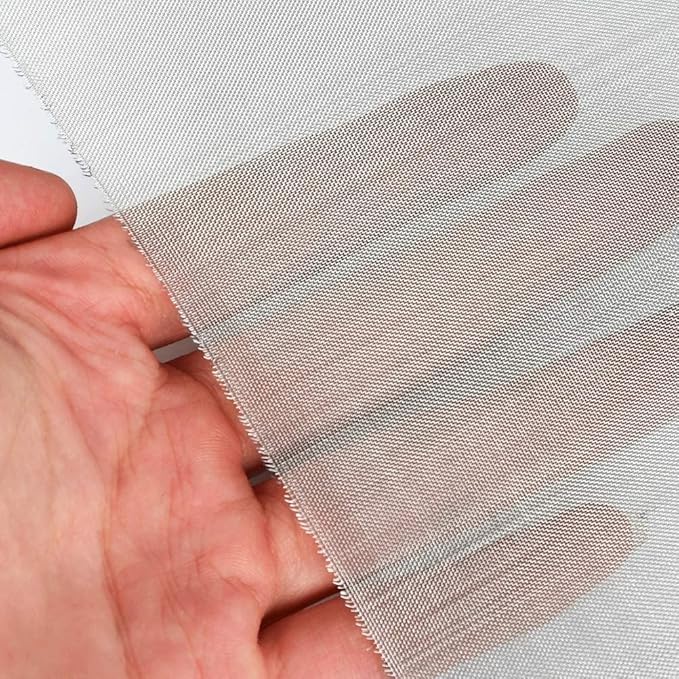 Stainless Steel Woven Wire Mesh 60 Mesh 304 Stainless Steel Woven Wire Mesh, Durable Rodent Mesh Garden Insect Screen Great for Vent, Filter, Airbrick