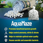 Aquatic Experts AquaMaze Aquarium Bio Media – 500 mL for Freshwater & Saltwater Tanks, Compatible with Canister, Sump & HOB Filters