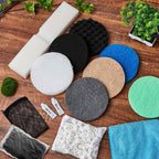 31 Pcs Compatible with Fluval Fx4/Fx5/Fx6 Replacement Filter Media, 3 Foam Block, 3 Carbon and 3 Water Polishing Pad, 2 Bio-sponge 3 Filter Pads, 3 Carbon, 9 Nitrite/Phosphate/Ammonia Remover