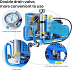 TUXING 4500Psi PCP Air Compressor | 300Bar High Pressure Diving Compressor | Auto Stop | 3.5CFM100L/min Air Flow | Scuba Breathing Snorkeling Water Sport Paintball 110V 60HZ Single-phase (TXESB042)