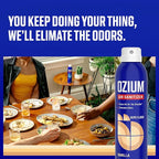 Ozium A807035-3 8 Oz. Air Sanitizer & Odor Eliminator for Homes, Cars, Offices and More, Vanilla Scent - 3 Pack