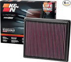 K&N High-Flow Original Lifetime Engine Air Filter: Increase Power: Premium, Washable: Compatible with 2012-2020 BMW: (See Product Description for Select Models), 33-2990 (Pack of 6)