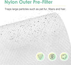 Pre-Filter Compatible with Levoit Core 400s Filter, 400S-P, Fit Part# 400S-RF # LRF-C401S-WUS, 6-Pack