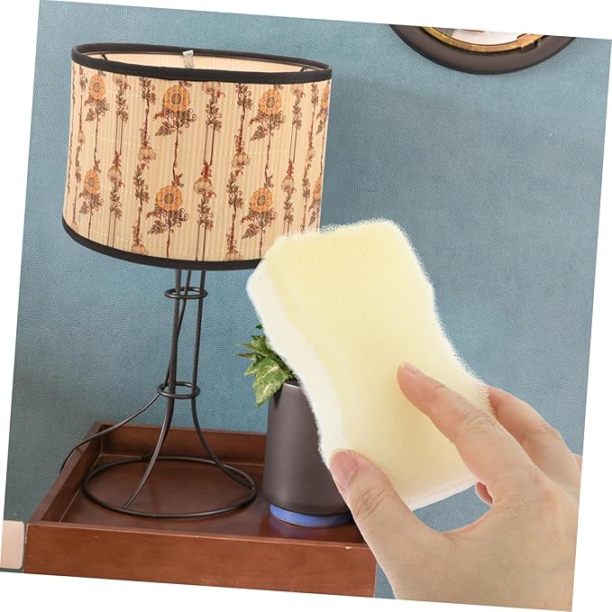 FRCOLOR 15 Pack Lampshade Cleaning Sponge Dry Cleaning Brush for Smoke Soot Dust Removal Fabric Cleaner