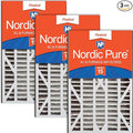 Nordic Pure Air Bear Cub 16x25x3 (Actual Size: 15 13/16 x 24 5/16 x 3) Replacement 266649-101 MERV 15 Air Filters 3 Pack