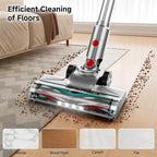 Cordless Vacuum Cleaner, Powerful Stick Vacuum Cleaner for Home with Rechargeable Battery, 6-in-1 Lightweight Handheld Vacuum, 45 Mins Runtime for Hardfloor & Carpets Pet Hair (Green)