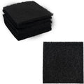 6PCS 5” Square Compost Bin Charcoal Filters, 0.4” Thick Activated Carbon Filters for Kitchen Countertop Compost Pail, Home Bucket Filter Replacements