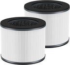 AP-T10FL Filter Replacement for Homedics Compatible with HoMedics TotalClean Air Purifier AP-T10-BK and AP-T10-WT, HEPA Filter AP-T10 5-In-1 Powerful System, 2 Pack
