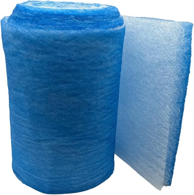 wioboy Paint Booth Exhaust Filter Roll (40.5" x 200ft), Spray Booth Filter, Fiberglass Paint Arrestor for Air Filter System(18 Gram)