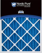 Nordic Pure 20x25x2 (Actual Size: 19 1/2 x 24 1/2 x 1 3/4) Pleated MERV 7 Air Filters 3 Pack