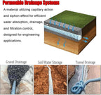 Commercial French Drain Pipe for Water Drainage, Construction Site/Sports Field Perforated Pipes & Weeping Tile, Dia 2in 3.9in 5.9in Wide Underground Drainage Systems(Dia 5cm/2in,Long 3.0m/9.8ft)