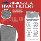 Air Filter Factory Replacement For EAC1620, R0-0855 Aluminum Furnace HVAC Pre/Post Filters 2-Pack