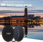 7artisans Nano Magnetic Filter UV Filter ND Light Reduction Filter/CPL Polarization Filter/GND Gradient Filter/Black Mist 1/4 Portrait Photography Filter Suitable for Lens(72mm CPL)
