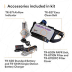 3M PAPR Respirator, Versaflo Powered Air Purifying Respirator Kit, TR-600-HKL, Healthcare, Large Headcover, Easy to Use and Easy to Maintain, All-in-One Respiratory Protection, High Capacity Battery