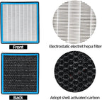 6040C Cabin Air Filter CF11183 with Nutshell Activated Carbon Compatible with Jeep Grand Cherokee 2011-2021 Dodge Duranco 2011-2023, Grand Cherokee WK 2022.