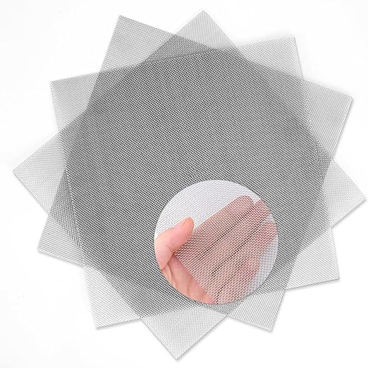 3PACK 20 Steel Mesh Screen 11”X11”(280mmX280mm), Woven Wire 304 - Never Rust 1mm Hole Keep Rodent Out or Make Any Shapes by Valchoose