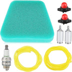 Panari 530037793 Air Filter for Poulan Wild Thing 220 260 1950 2050 2055 2075 2150 2375 2450 2550 Craftsman Chainsaw Parts with Primer Bulb Spark Plug Fuel Line Kit