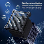 Eagles Eco-Aquarium Water Trough Purifier Cube, Activated Carbon Filter Media with Shell Honeycomb Charcoal Cube for Fish Tank, Horse Troughs, Ponds, Livestock Tanks, Water Tan (1pc)
