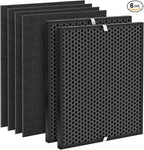 Replacement Filter Compatible with Air Doctor AD3000 AD3000M AD3000Pro Air Cleaner Purifier, Not for AD3500 Version, Includes 2 VOC Carbon Filters + 4 Pre-filters