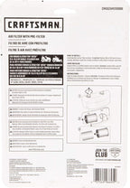 Craftsman SBD Air Filter with Pre-Filter for Riding Mowers and Zero-Turn Mowers, Black