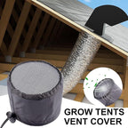 Duct Filter Vent Cover – Planting Ventilation Fitting, 2 Pieces Flexible Ducting Cover | Indoor Greenhouse Airflow Control, Laundry Vent Replacement, Outdoor Kitchen RV Tent Exhaust Protection Accesso