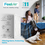 12x24x1 Air Filter – 6 Pack, MERV 11 Pleated HVAC & Furnace Filter, Electrostatic Mechanical Filtration (Actual Size 11.50 x 23.50 x 0.75)