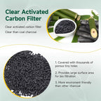 2 Packs 210g Odor Absorbing Activated Carbon Filter Refills for Smart Waste Kitchen Composter, Activated Charcoal Pellets
