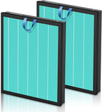 Vital 200S Smoke Remover Replacement Filter for LEVOIT Vital 200S and Vital 200S-P Air Purifier, True HEPA and Activated Carbon Filter, Vital 200S-RF-SR, 2 Pack, Blue