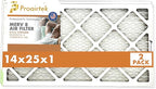 Proairtek AF14251M08SWH Model 14x25x1 Pack of 2 Air Filters, MERV 8; Ideal for Anyone Wanting Clean, Crisp Air in Their Home