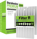 Durabasics 2 Pack of HEPA Filters Compatible with Honeywell Air Purifier Replacement Filters, Replacement for Honeywell Filter R, HEPA Filter R, HPA200, HPA 200, HRF-R1 & HRF-R2