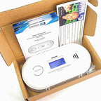 Fast Low Level CO Monitor by Forensics | Offices, Classrooms, Home, Retail | > 10ppm Display | 25ppm Alarm | (Upgraded Version 2.0)