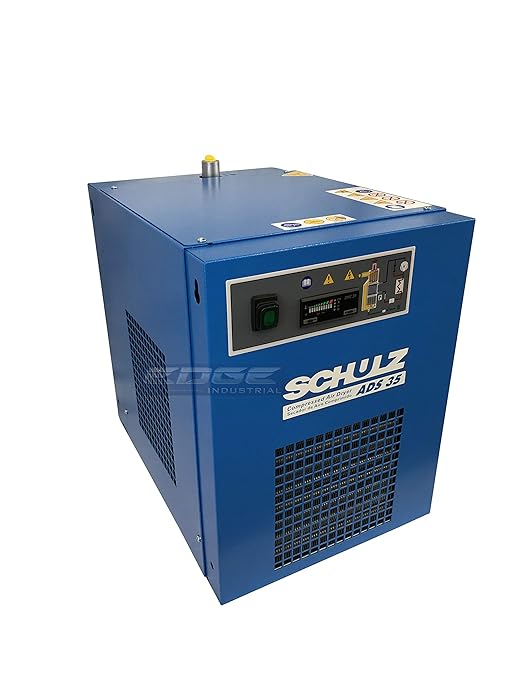 Schulz Refrigerated Air Dryer for Air Compressor, Compressed Air Systems, 35 cfm, Good for 7.5hp & 10hp Compressors (with Pre-Filter)