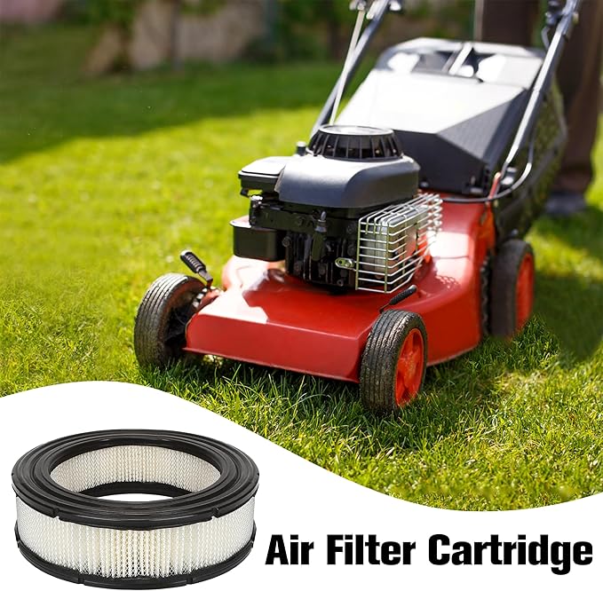 2Pcs 692519 Round Air Filter Cartridge with Pre Filter 692520 Replacement for BRIGGS and STRATTON 806232 541477 542477 543477 356447 380442 380447 Lawn Mower V-twin Engines