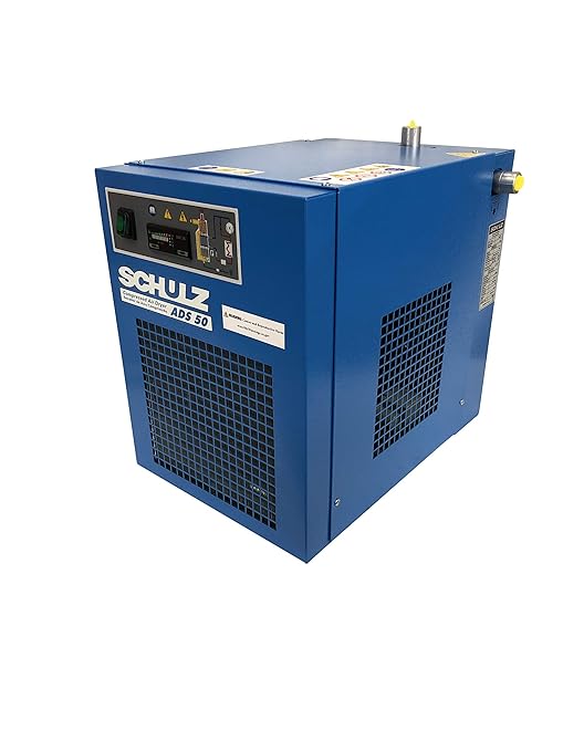 SCHULZ REFRIGERATED AIR DRYER FOR AIR COMPRESSOR, COMPRESSED AIR SYSTEMS, 50 CFM, GOOD FOR 10HP & 15HP COMPRESSORS (WITH PRE-FILTERS)