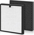 AP303 AP304 Replacement Filters, Compatible with DAYETTE ＆ FRESHDEW Air Purifier AP303/AP304, H14 HEPA Filter with Activated Carbon, 2 Pack (Original Filter)