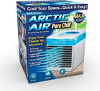 Arctic Air Pure Chill Evaporative Air Cooler By Ontel - Powerful 3-Speed Personal Space Cooler, Quiet, Lightweight And Portable For Bedroom, Office, Living Room & More
