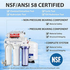 iSpring RCC7AK-UV, NSF Certified, 7-Stage Under Sink Reverse Osmosis Water Filtration System with Alkaline Remineralization and UV Filter, Patented Top-Mounted Faucet Design for Easy Installation