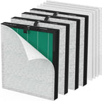 4 Packs Premium HY4866 Replacement Filter Compatible with MORENTO HY4866, WESTHEY HY4866, YIOU M1 and FETIONS FT5000 Air Cleaner Purifiers, Pet Dander Version, Green