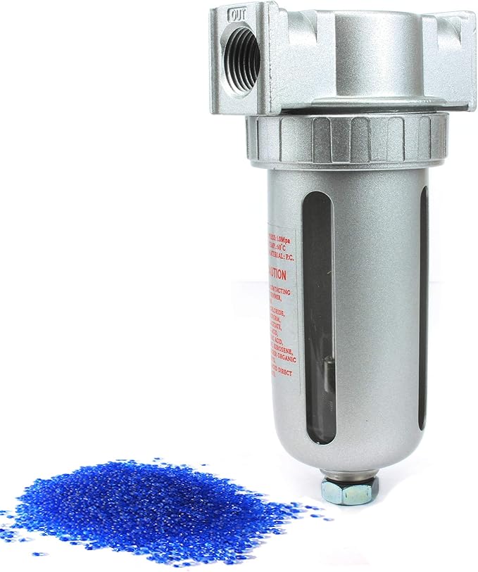 1/2" Compressed Air In Line Desiccant Dryer Moisture/Water Filter Trap