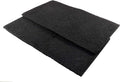 HQRP 2-Pack Activated Carbon Filter 18x10 for Deep Blue Professional ADB41002 Carbon Media Pad Replacement (Cut to fit)