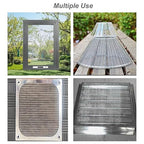 6PACK 304 Stainless Steel Metal Mesh Screen, 12"x8"(30x21cm) Vent Screen, 20Mesh 1mm Hole Fine Wire Mesh Sheet, Easy to Cut for Air Vent, Door, Window, Cage, Filter and DIY Project