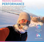 Cold-Weather Breathing Mask for Athletes & Cold-Air-Sensitive Users — Warms & Humidifies Inhaled Air — Includes 1 Asthma/Sport + 1 Racing #1 Filter