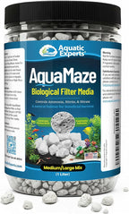 Aquatic Experts AquaMaze Aquarium Bio Media – 1L for Freshwater & Saltwater Tanks, Compatible with Canister, Sump & HOB Filters
