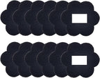 12-Pack Universal Trash Can Odor Absorbing Filters, Activated Charcoal Deodorizer for Trash Cans, Compost Buckets, Countertop and Recycle Bins (Flower)