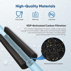 1 Micron 2.5" x 10" Whole House CTO Carbon Water Filter Cartridge Replacement for Under Sink Water Filter System, Dupont WFPFC8002, WFPFC9001, FXWTC, SCWH-5, WHEF-WHWC, WHCF-WHWC, AMZN-SCWH-5, 4Pack
