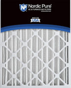 Nordic Pure 20x25x4 (19_1/2 x 24_1/2 x 3_5/8) Pleated MERV 8 Air Filters 2 Pack