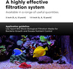 Brightwell Aquatics - Xport-BIO Block Aquarium Filter - Biological Filtration Media for Bacteria Growth, Nutrient Control and Control of Other Unwanted Nutrients - Aquarium Treatments, 12Pack, 1.5inch