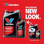 Valvoline High Mileage 150K with Maxlife Plus Technology Motor Oil SAE 10W-30 5 QT, Case of 3