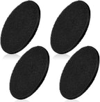 Pangda 4 Pack Oval-Shaped Charcoal Filters for Compost Bucket Countertop Bin Pails in Indoor, Activated Charcoal Filter Dimensions Approx 6-1/2 x 5 Inches 3/8 Inch Thick